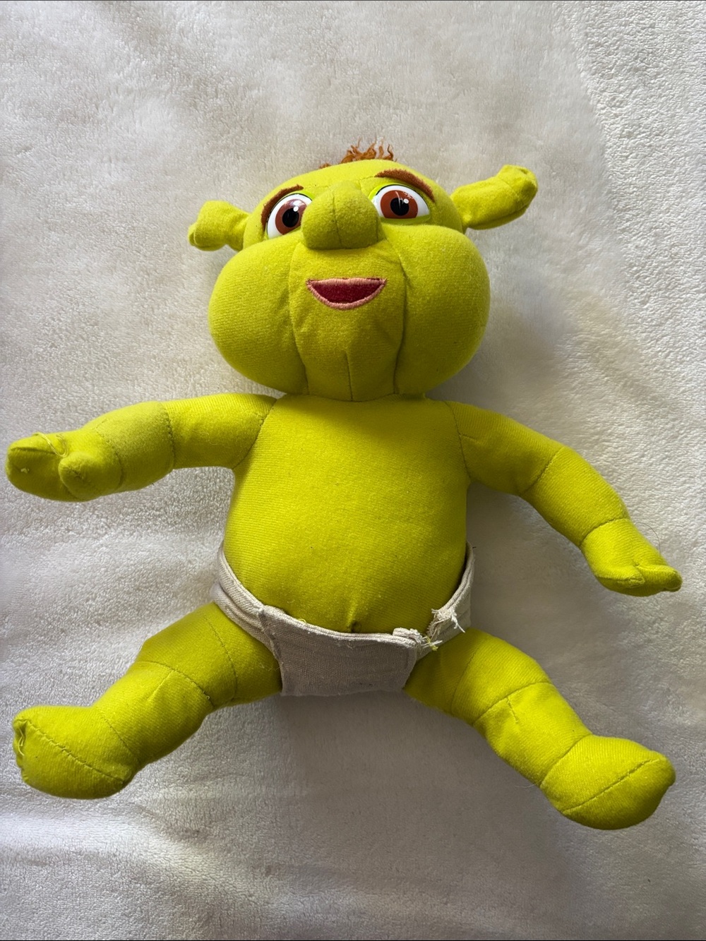 Green Plush Shrek Baby- Soft Kids Toy